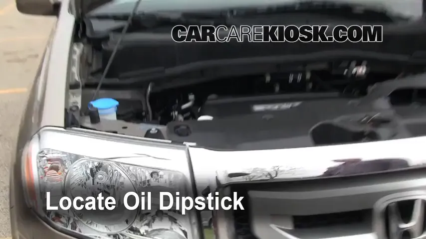 2009 Honda Pilot Touring 3.5L V6 Oil Check Oil Level